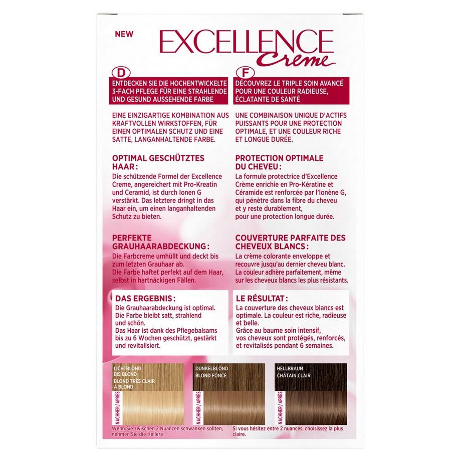 L'Oréal Paris  Creme, Coloration Permanente pour cheveux blonds 