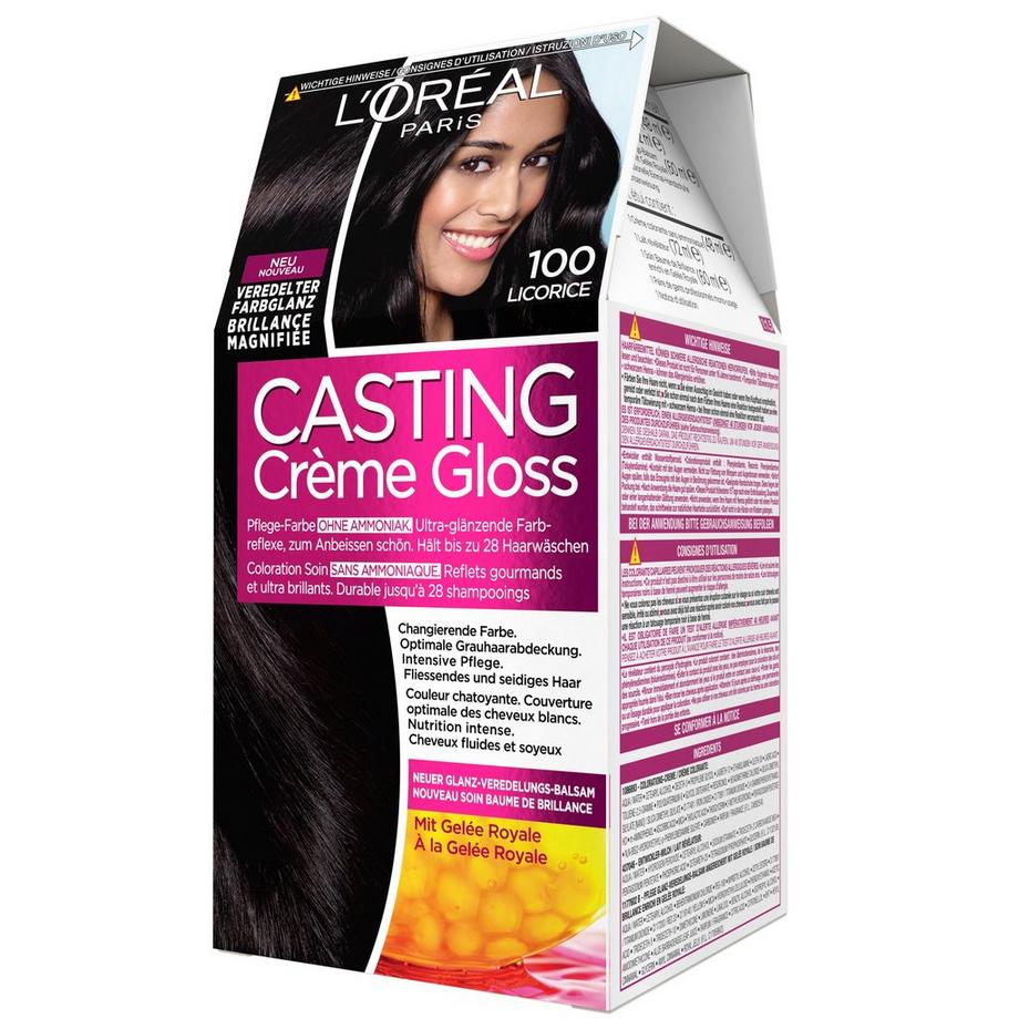 CASTING Gloss Crème Gloss, Colorazione tono su tono per capelli scuri 