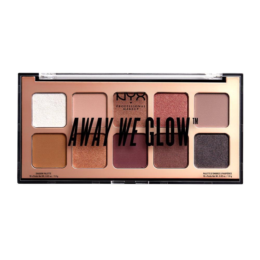 Image of NYX-PROFESSIONAL-MAKEUP Away We Glow Shadow Palette Lovebeam - ONE SIZE