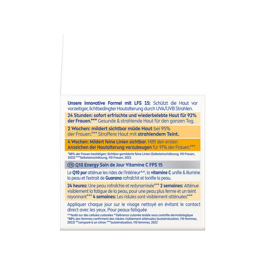 NIVEA Q10 Energy Anti-Falten LSF 15 Q10plusC Anti-Falten Energy Tagescreme LSF 15 