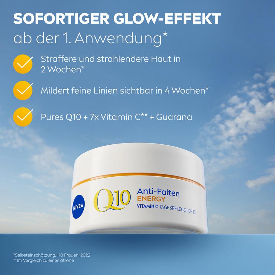 NIVEA Q10 Energy Anti-Falten LSF 15 Q10plusC Anti-Falten Energy Tagescreme LSF 15 