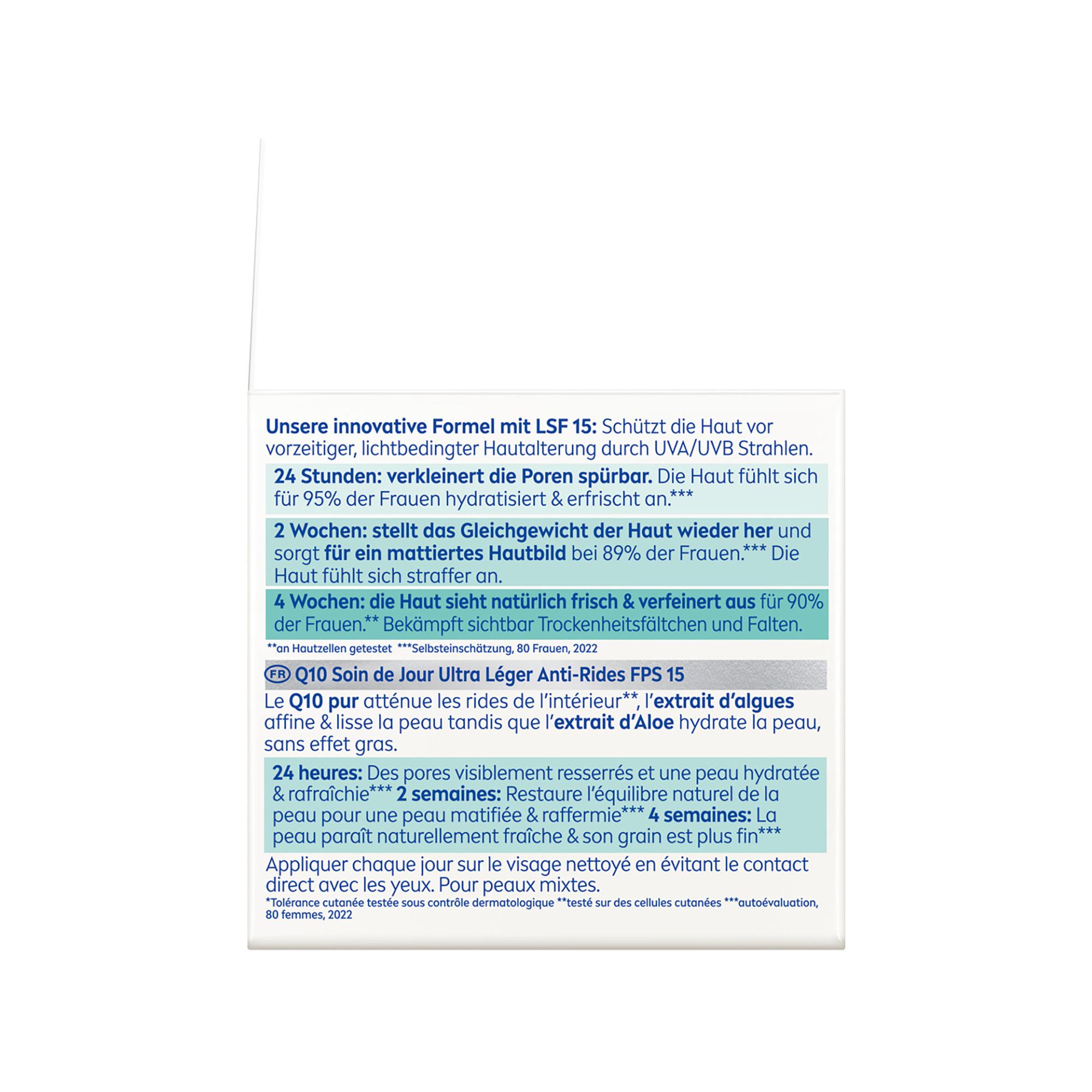 NIVEA Light Q10 Anti-Falten Visage Q10Plus Light Anti-Rides Crème de Jour 