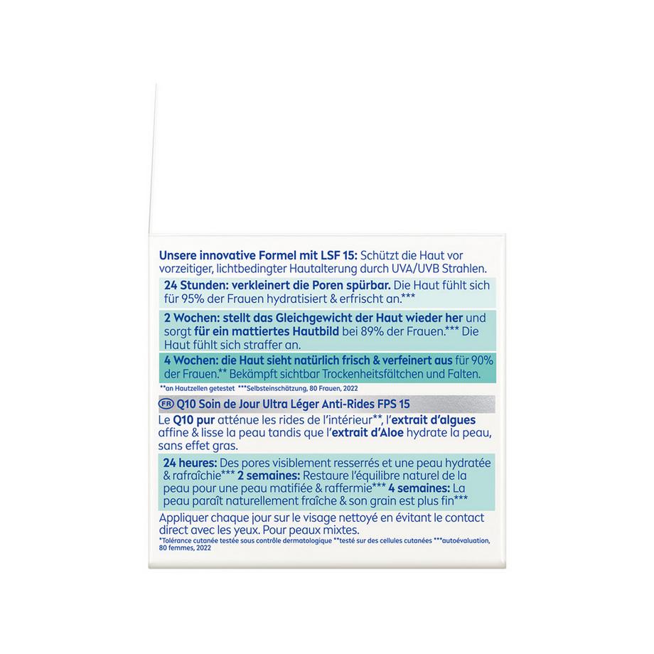 NIVEA Light Q10 Anti-Falten Visage Q10Plus Light Crema da Giorno Anti-Age 