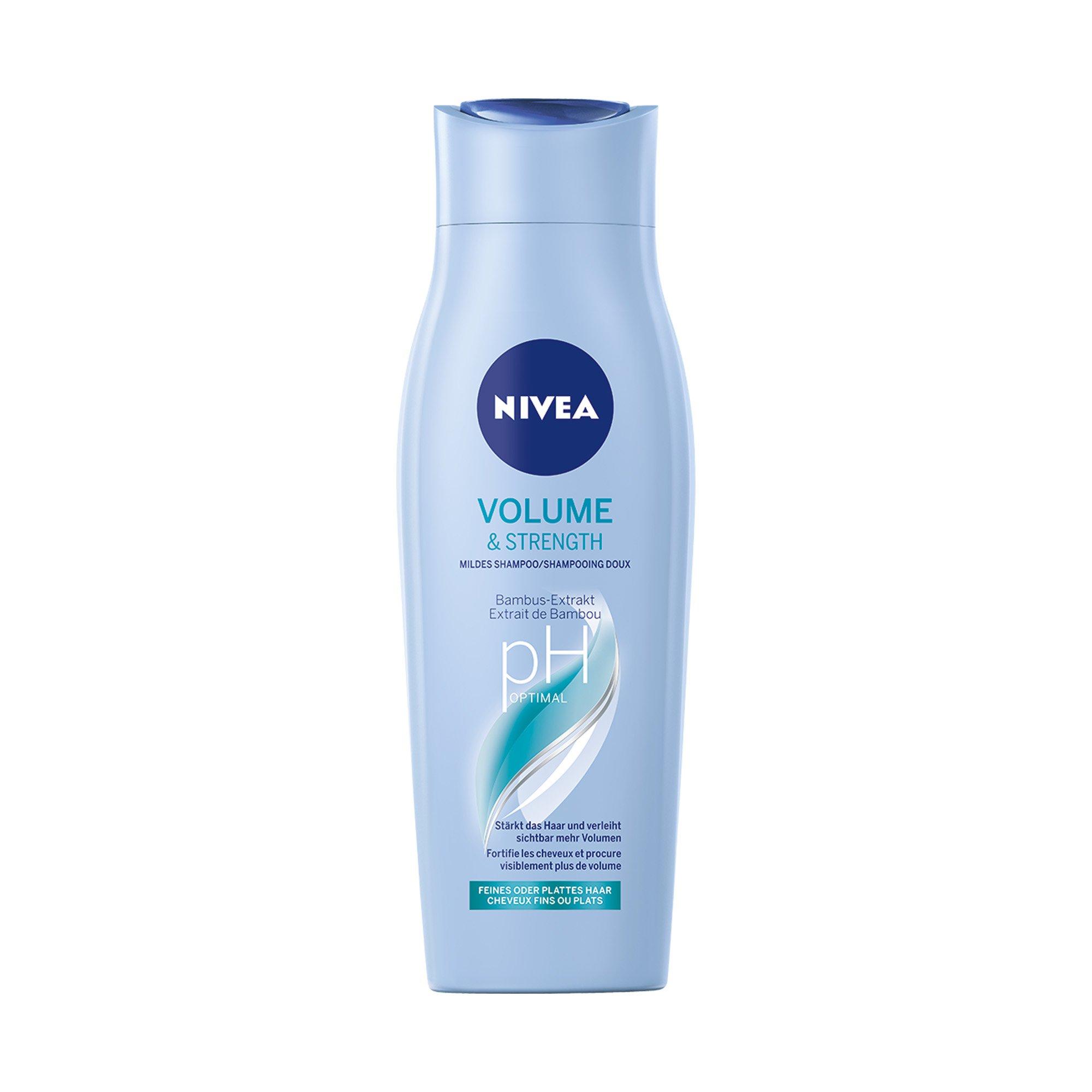 Image of NIVEA Volume & Strength pH-Optimal Volume & Strength Mildes Shampoo - 250ml