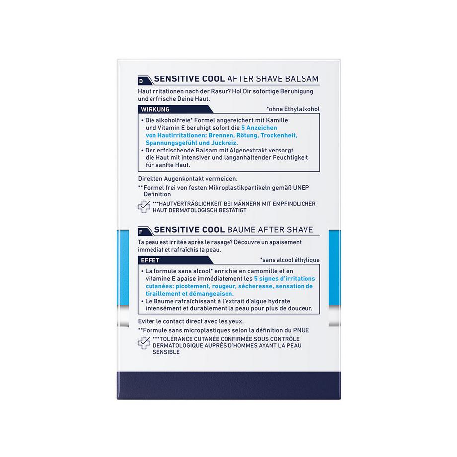 NIVEA Sensitive Cool Balsamo dopobarba Men Sensitive Cool After Shave 