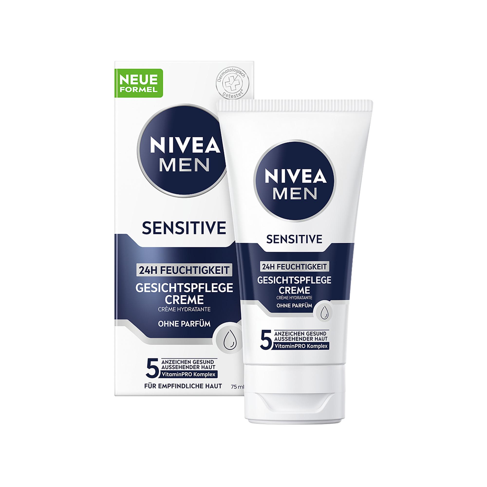 NIVEA Men Feuchtigkeitscreme Sensitive Crema idratante Men Sensitive 