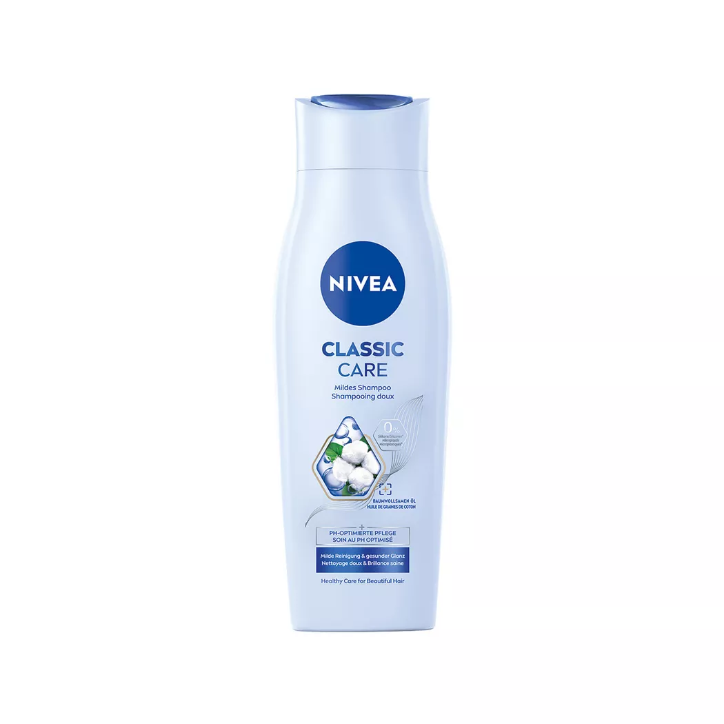 Nivea - Classic Mild Care Pflegeshampoo, Classic Care pH-Optimal, 250 ml
