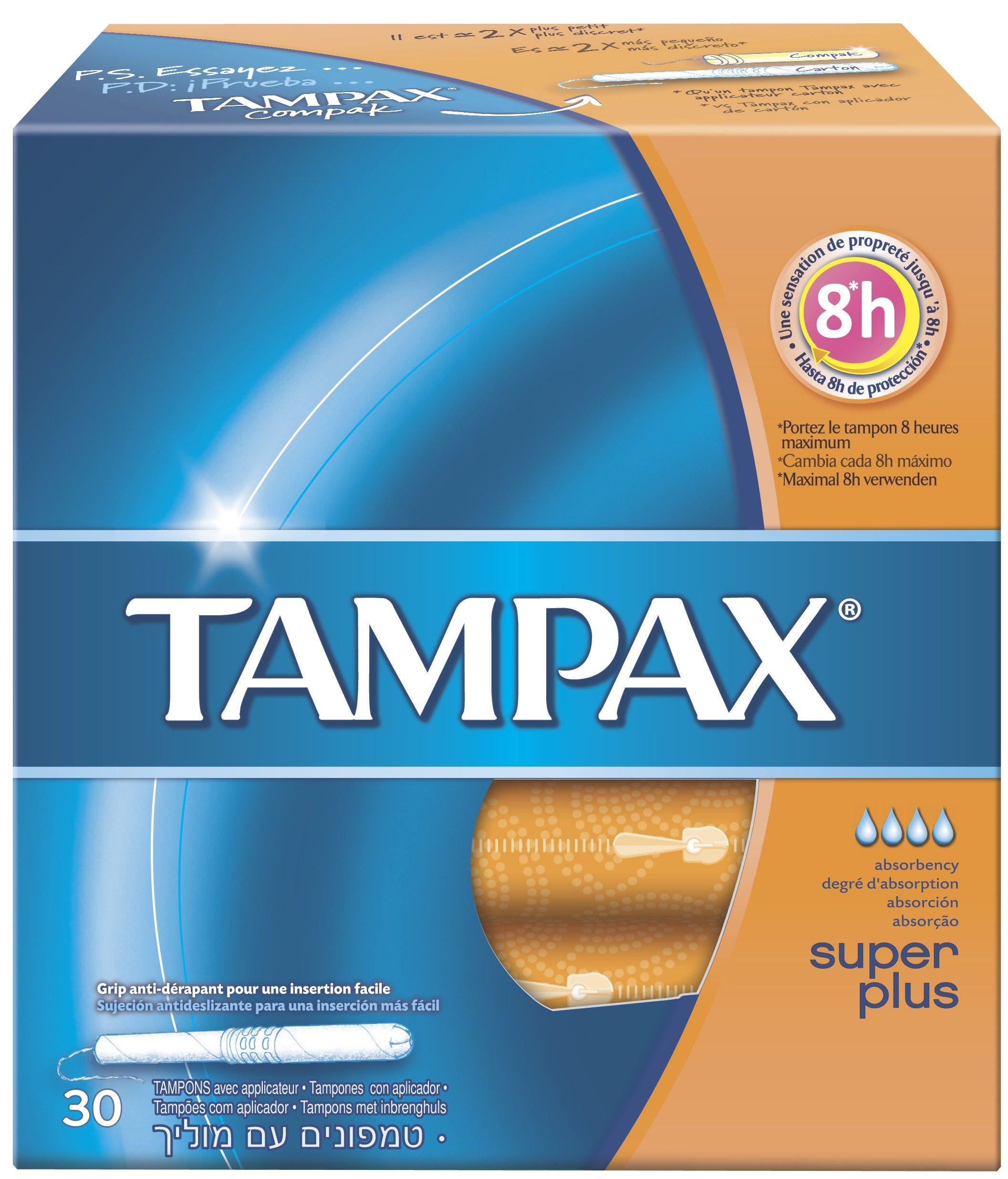 Image of TAMPAX Super Plus Tampons - 30 pezzi