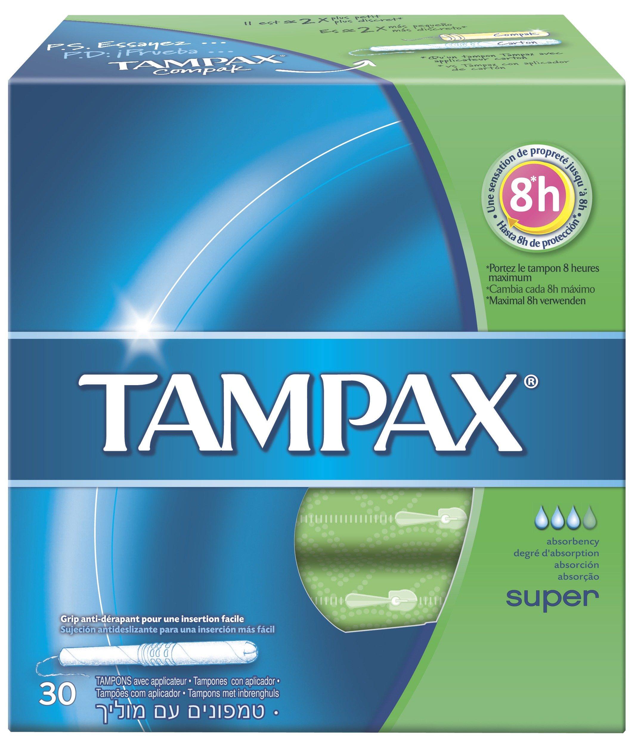Image of TAMPAX Super Tampons - 30 pezzi