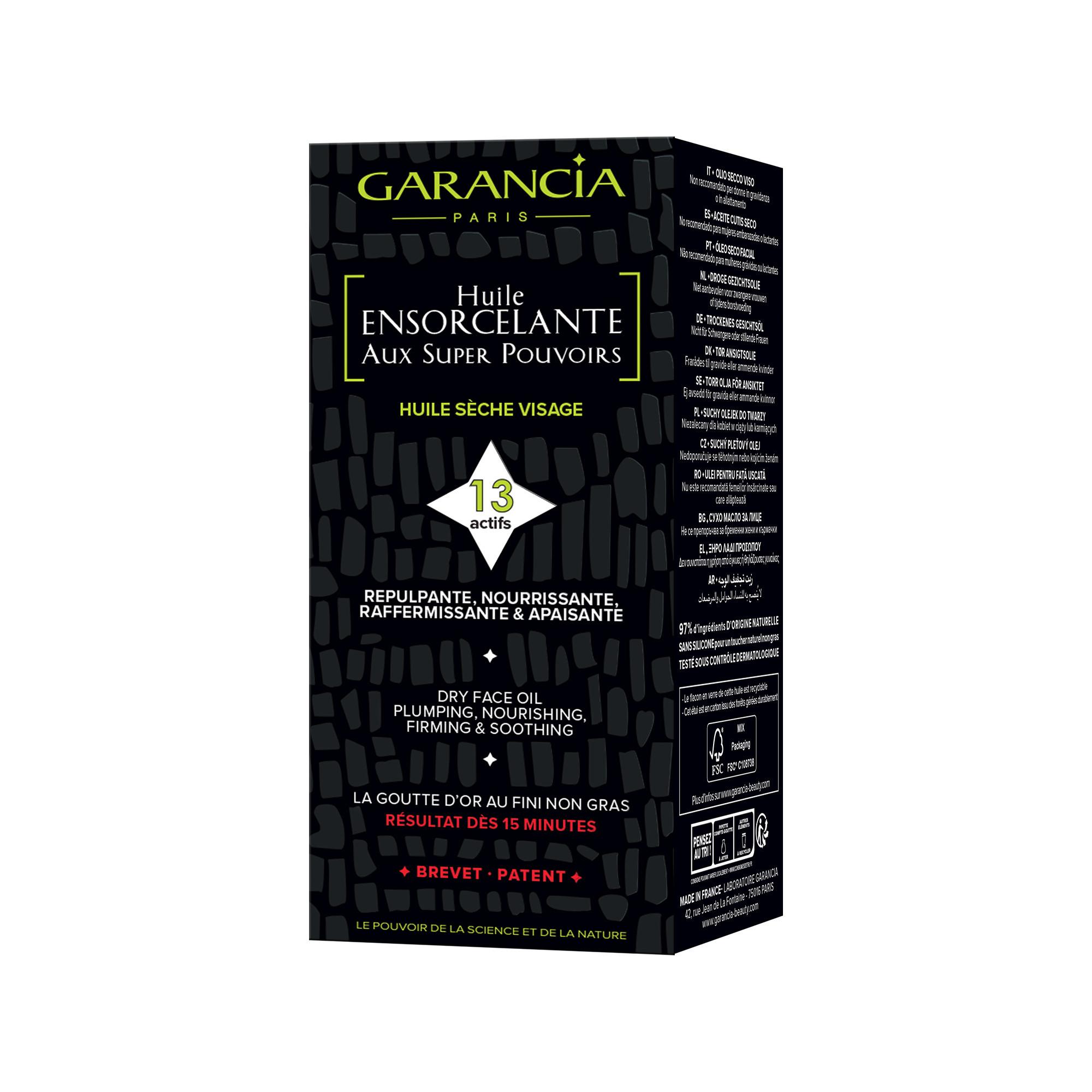 GARANCIA Huile Sèche Visage Huile Ensorcelante aux Super Pouvoirs  