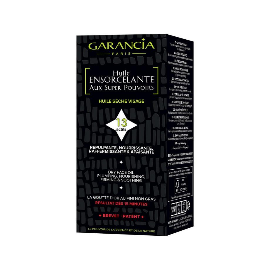 GARANCIA Huile Sèche Visage Huile Ensorcelante aux Super Pouvoirs  