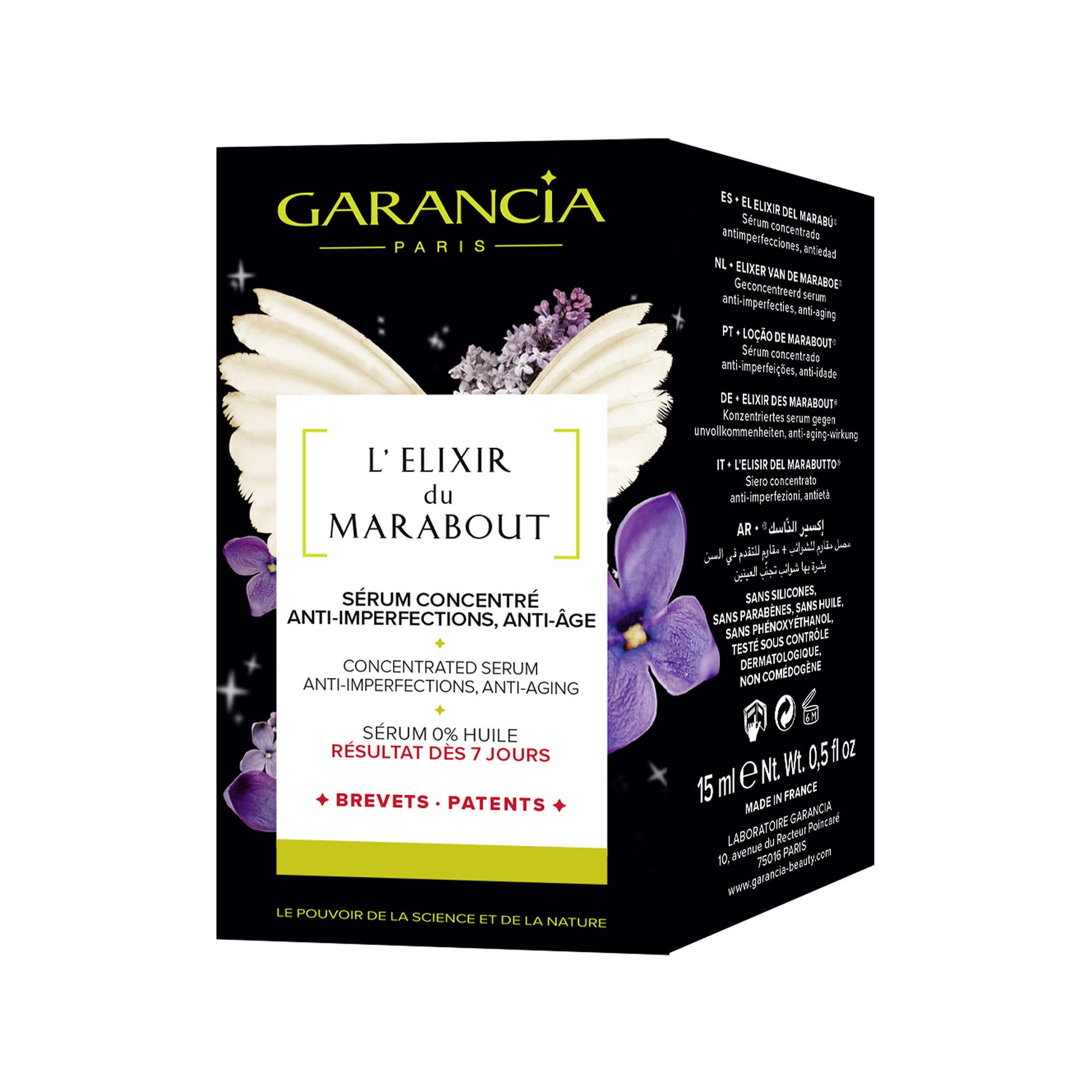 GARANCIA Sérum concentré Anti-Imperfections, Anti-Âge L'Elixir du Marabout  