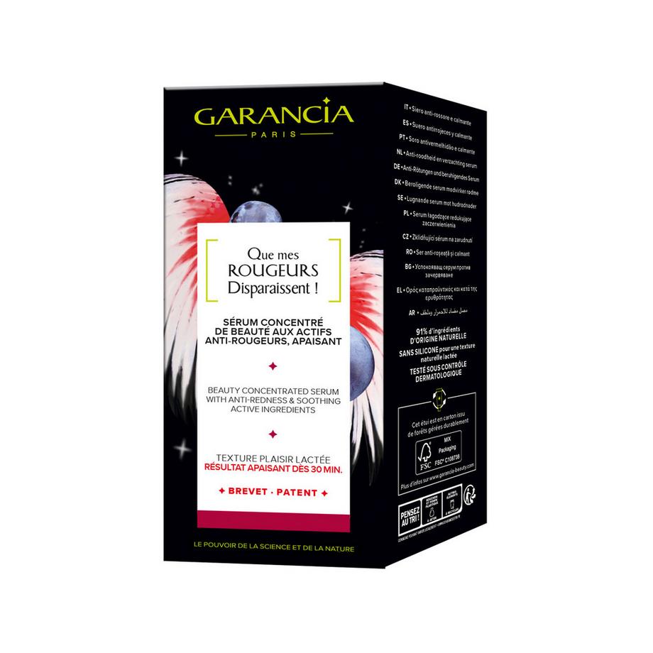 GARANCIA Sérum Concentré de beauté aux actifs Anti-Rougeurs, Apaisant Que Mes Rougeurs Disparaissent!   