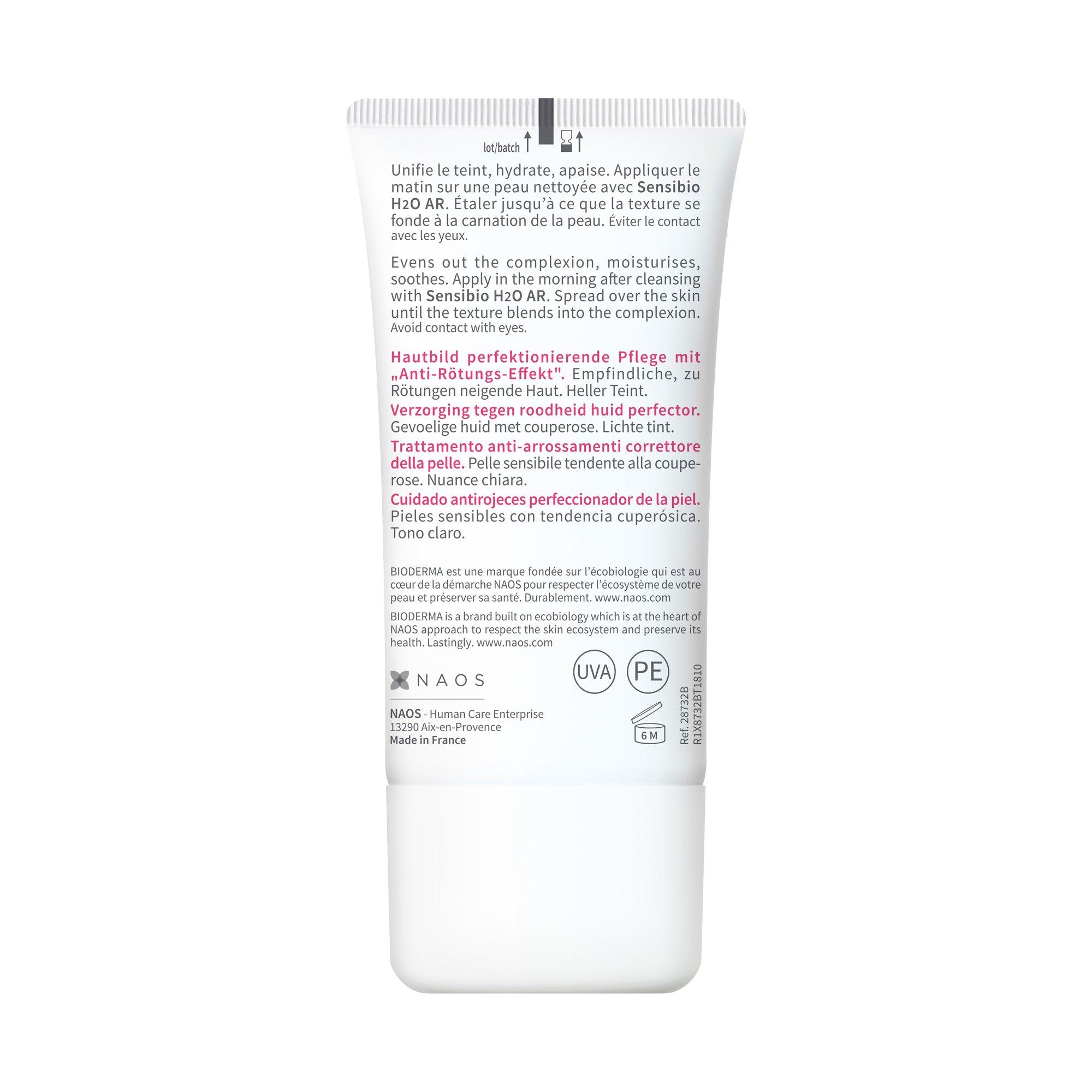 BIODERMA SENSIBIO ARBB CREAM  SPF30 Sensibio AR BB Cream SPF 30, Soin Anti-Rougeurs Apaisant Perfecteur 