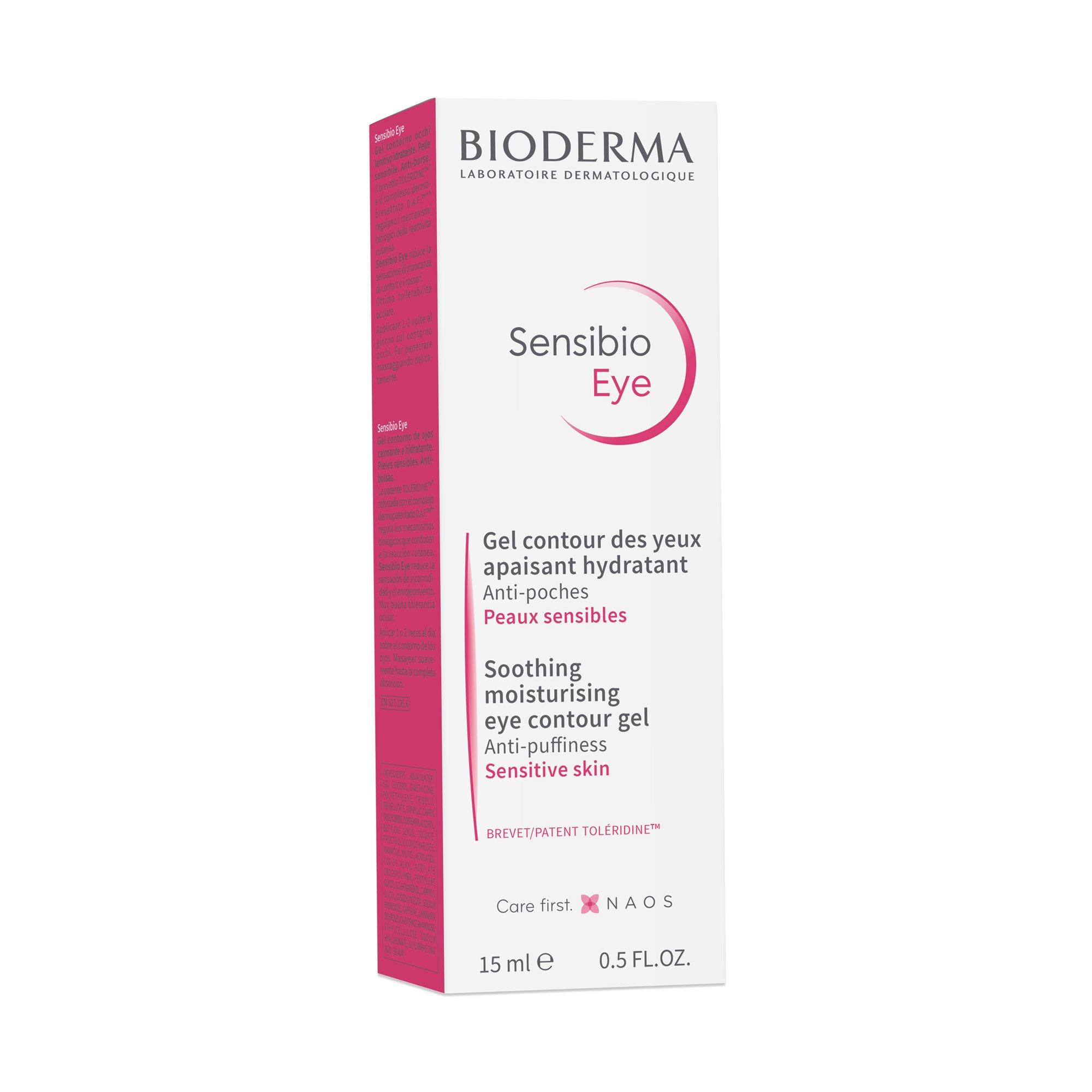 BIODERMA SENSIBIO GEL CTR DES YEUX TE Sensibio Eye, Beruhigende Und Feuchtigkeitsspendende Augenpflege 