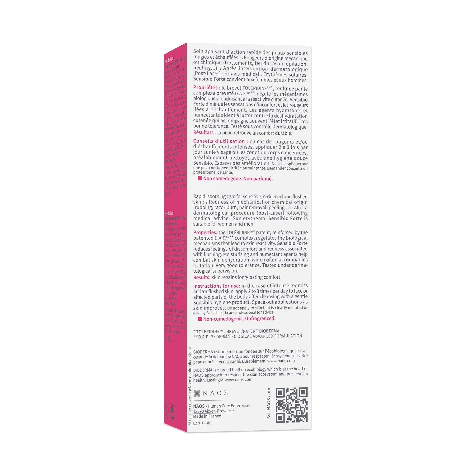 BIODERMA  Sensibio Forte, Crema Ad Azione Lenitiva Rapida 