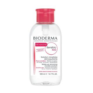 BIODERMA SEBIUM H2O Solution Micellaire Sensibio H20 Micellar Water Makeup-Entferner inklusive Duschgel 