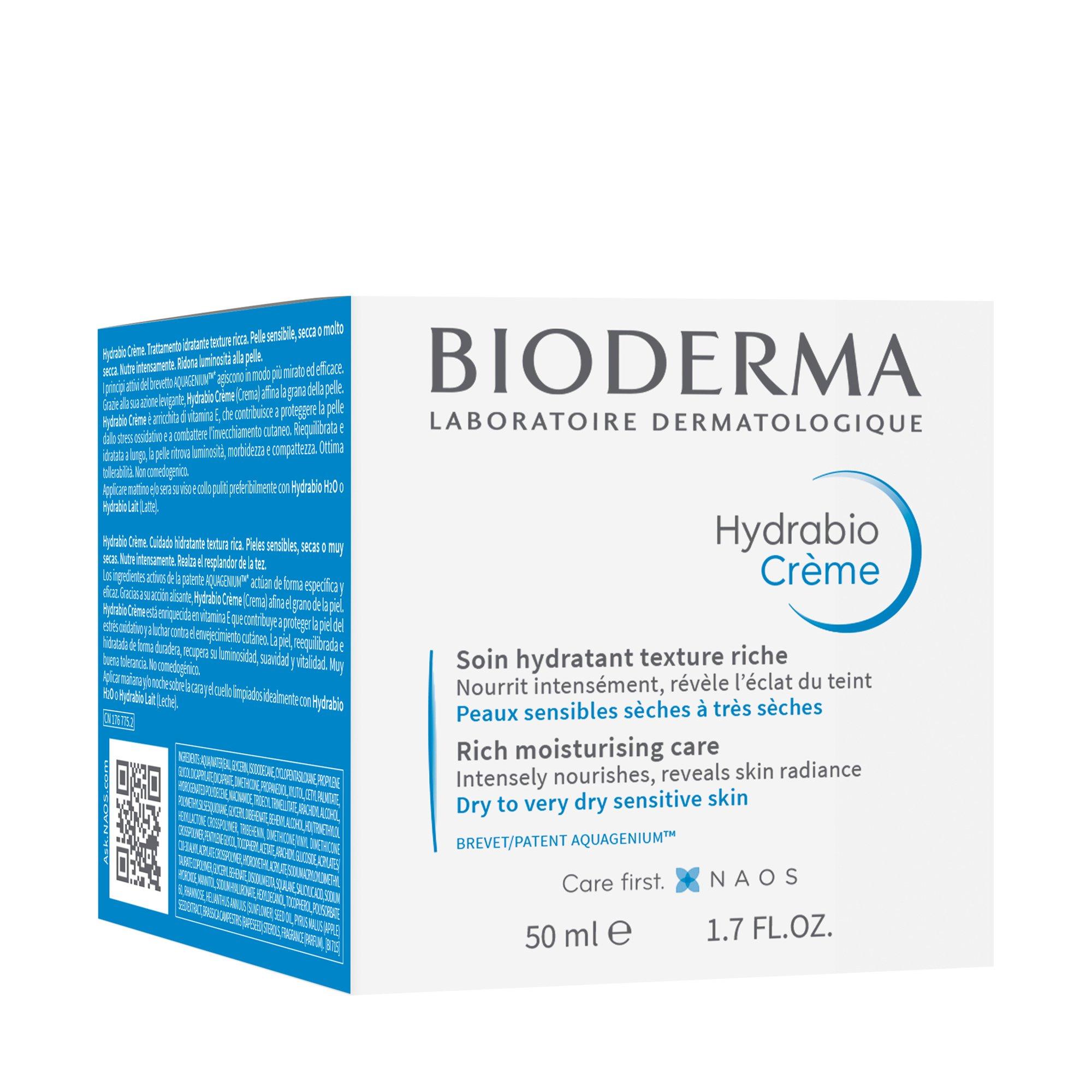 BIODERMA HYDRABIO CREME PE Hydrabio Crème, Crème Hydratante Riche 