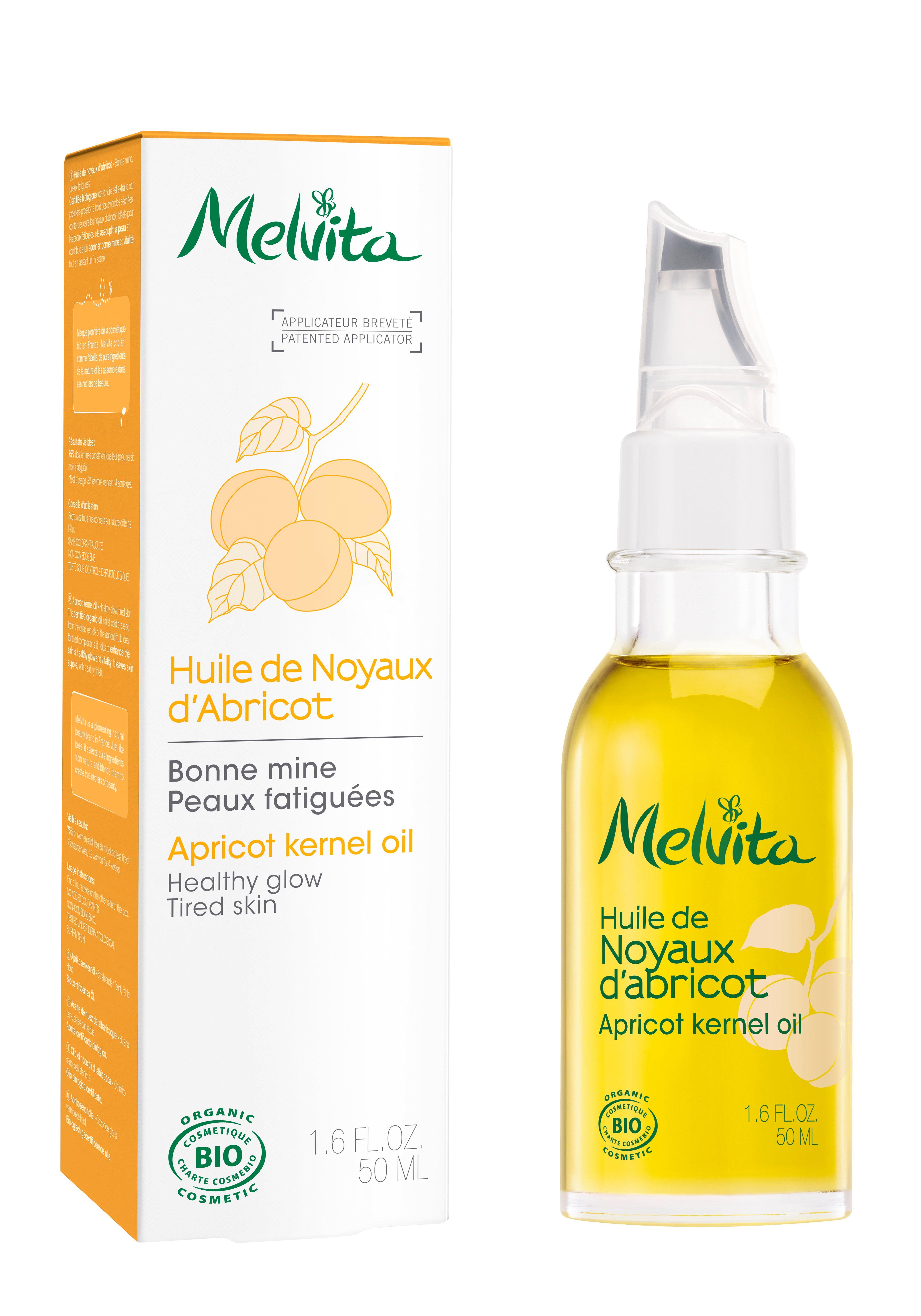 Melvita  Bio-Aprikosenkernöl – Gesicht und Körper Pflegeöle 