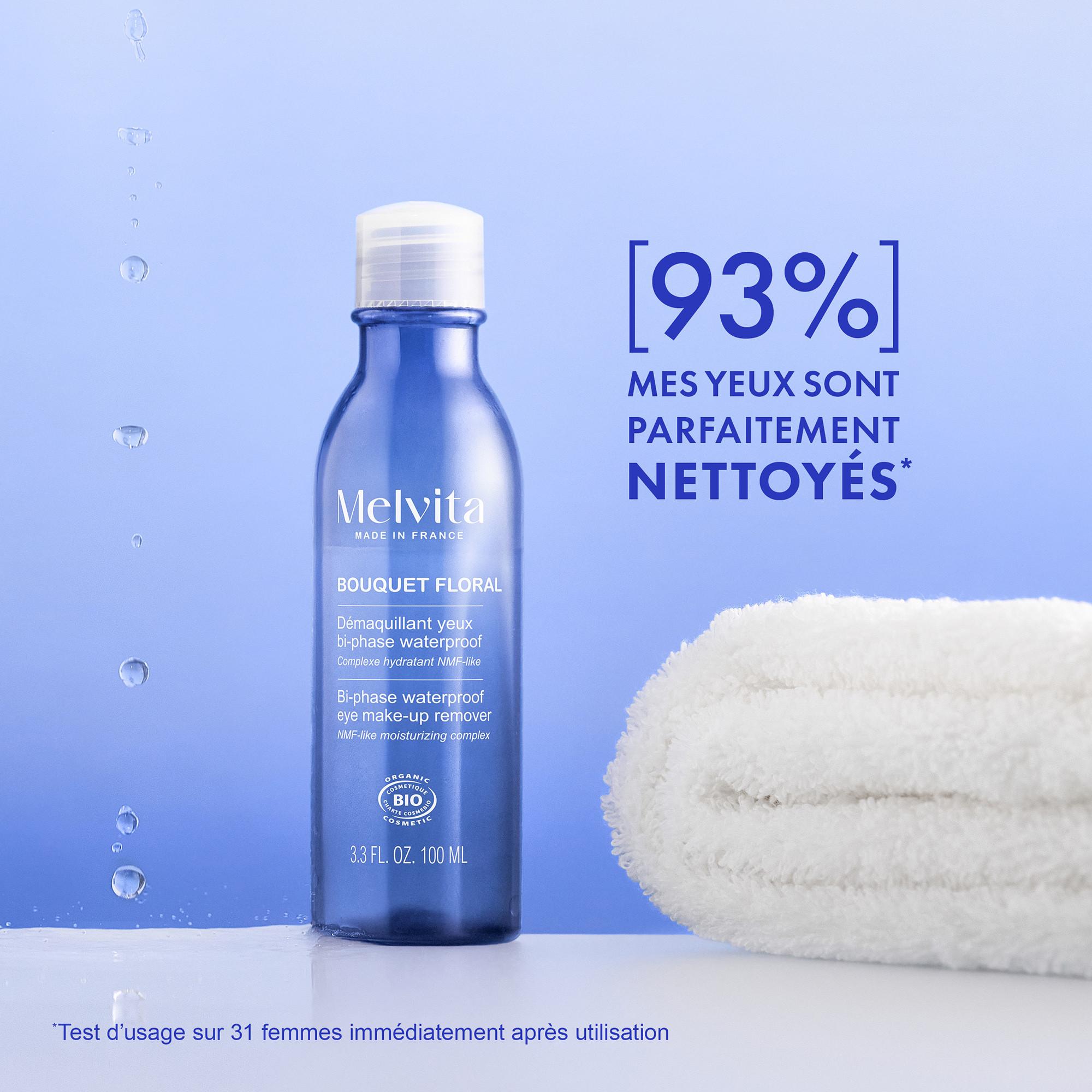 Melvita  Bouquet Floral Démaquillant yeux waterproof  