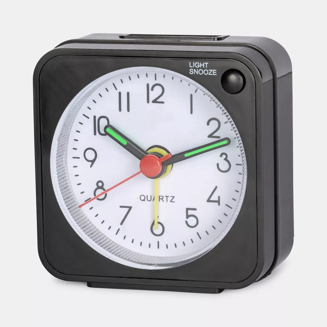 Manor - Analogwecker, Black