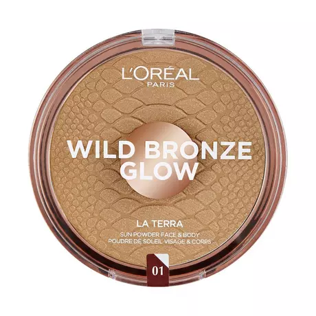 L'OREAL  Wild Bronze Glow Highlighter 01 light caramel