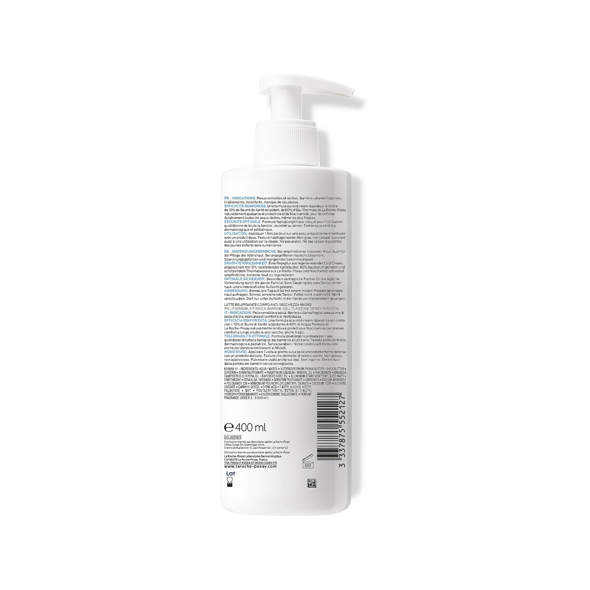 LA ROCHE POSAY  Lipikar Milch Tb 
 Lipikar LOTION 