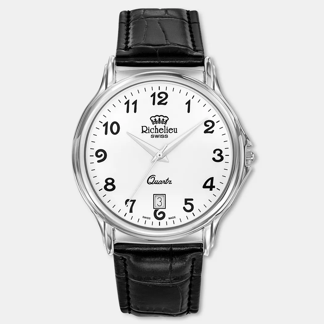 Richelieu - Analoguhr, Classic, 40mm, Black 2