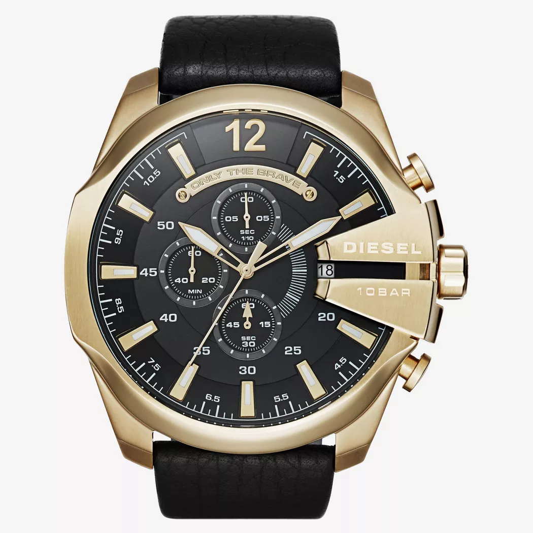 Diesel Mega Chief Chronograph Watch Black 3