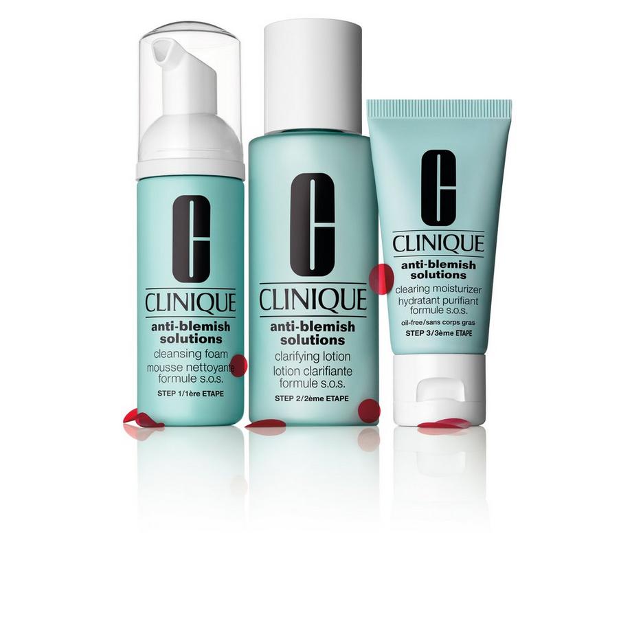 CLINIQUE Anti Blemish Anti-Blemish Solutions 3-Schritte-Systempflege Set 