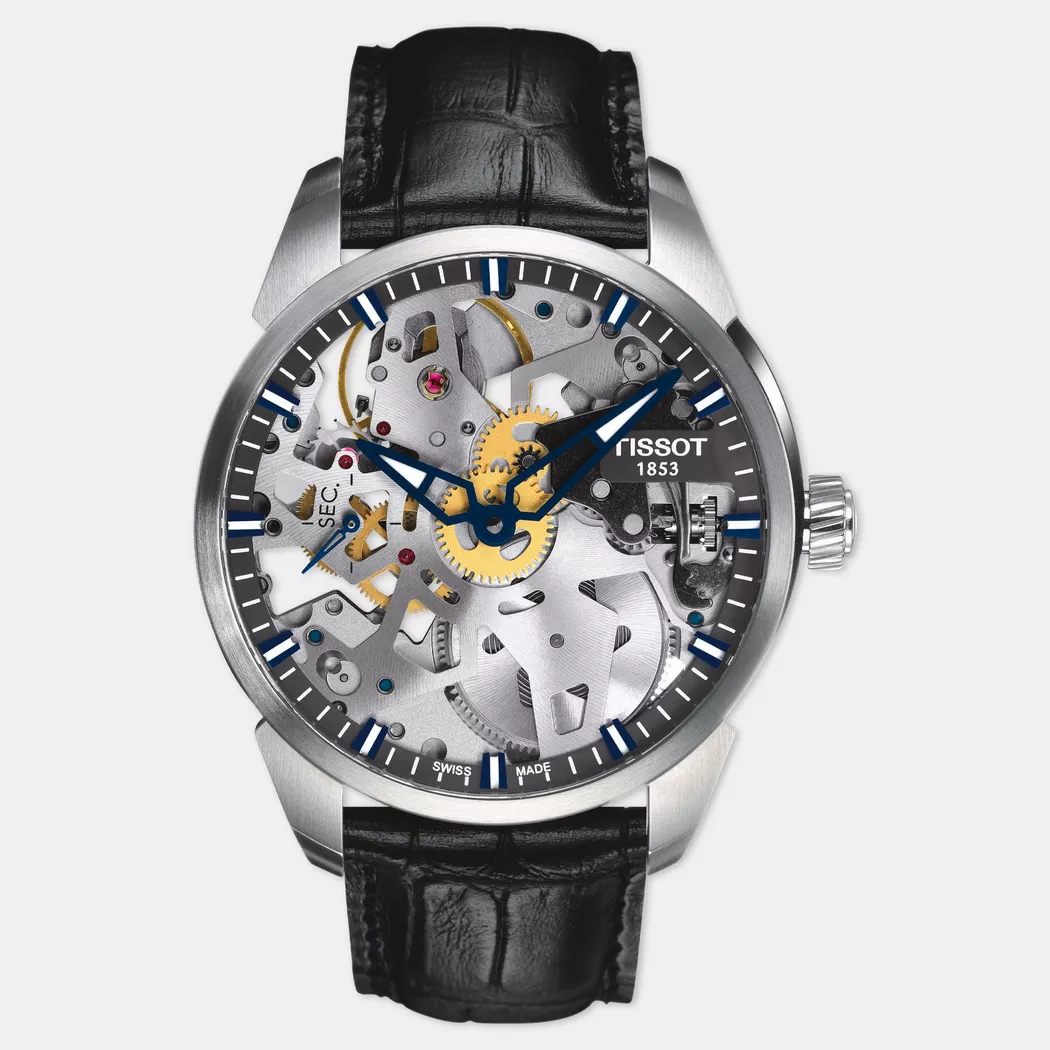 Tissot - Mechanical, T-Complication Squelette, 43mm, Black