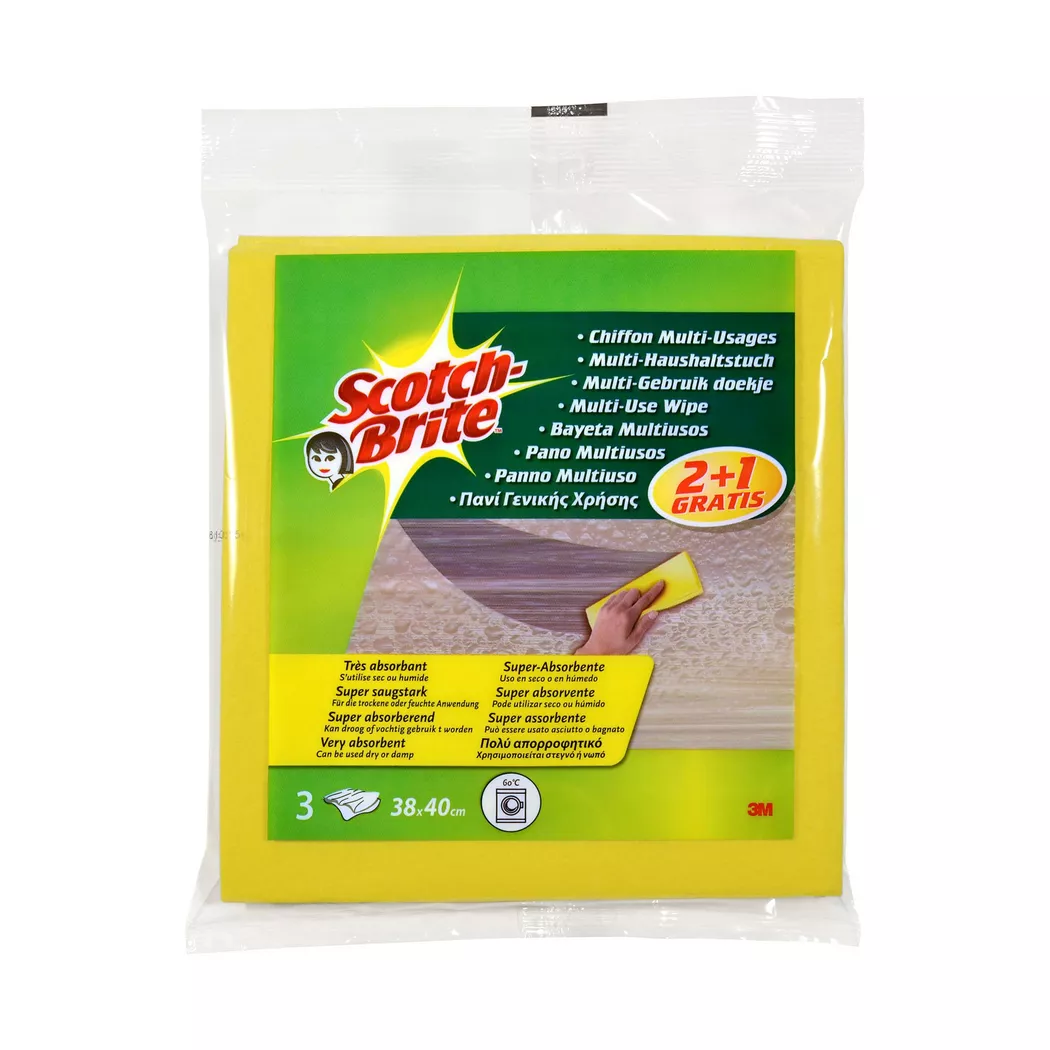Scotch Brite - Multi-Haushaltstuch, 36 x 40 cm, Gelb