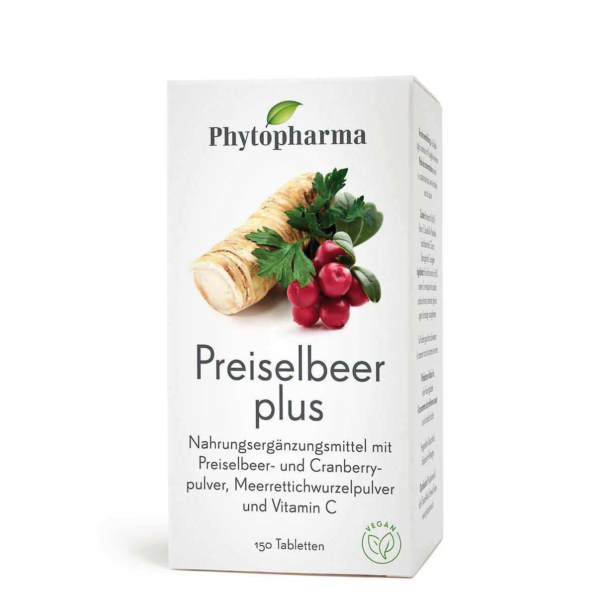 Image of Phytopharma Preiselbeer Plus Tabletten - 150STK