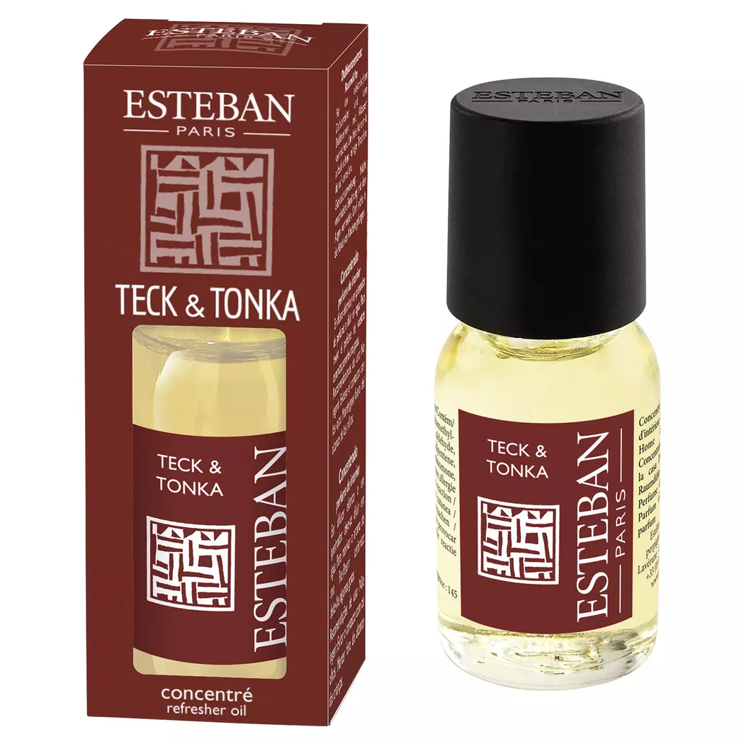 Esteban - Concentré de parfum teck et tonka 15 ml