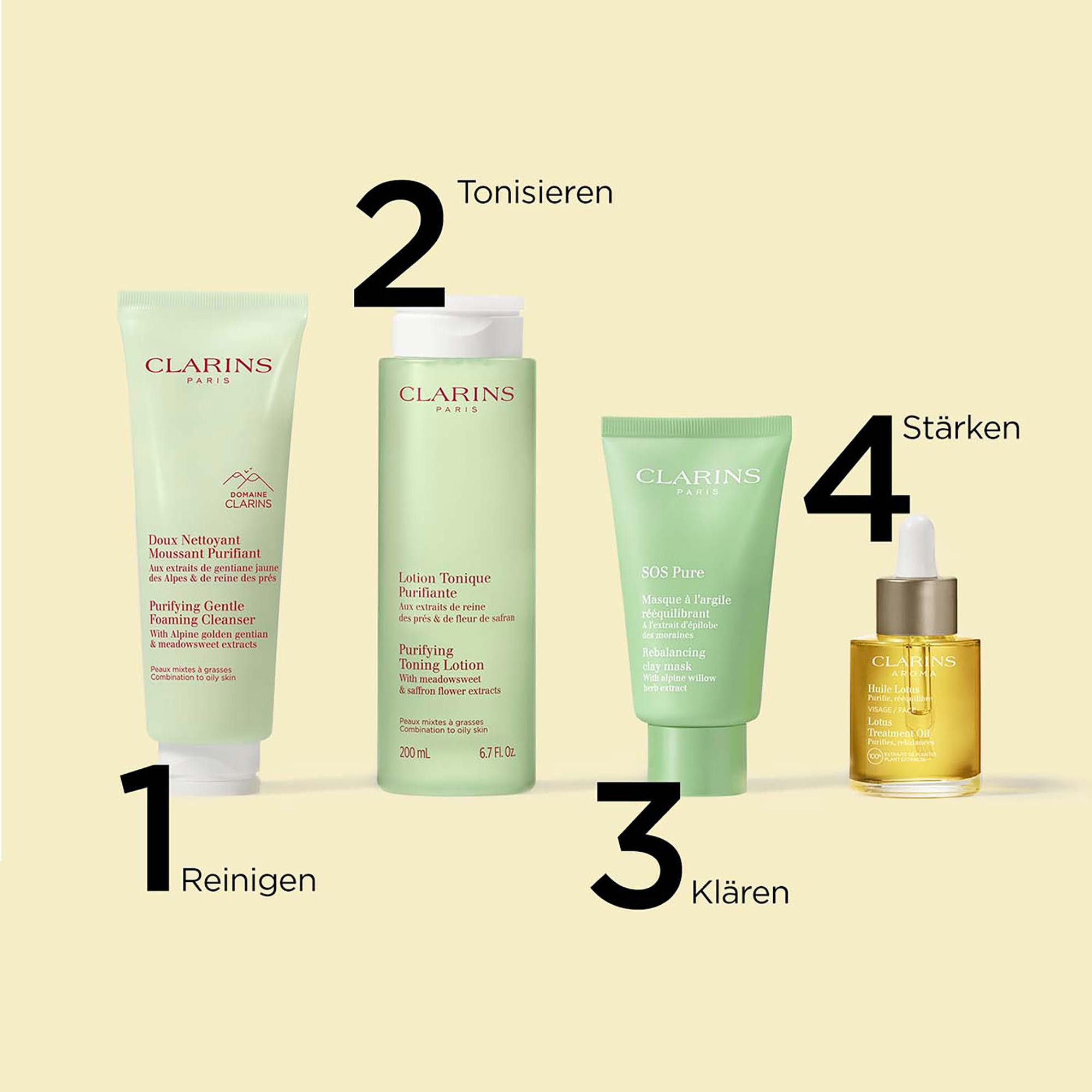 CLARINS SOINS REEQUILIBRANTS Ligne aux Plantes Huile Lotus 