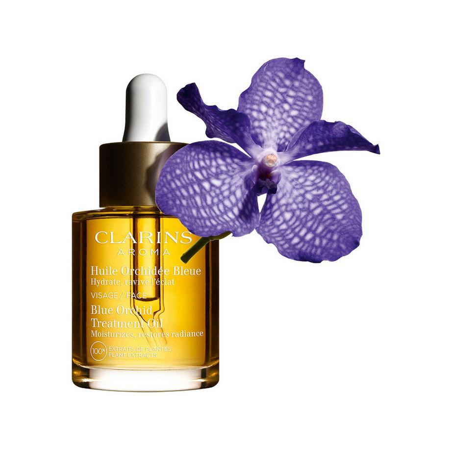 CLARINS SOINS REEQUILIBRANTS Ligne aux Plantes Huile Orchidée Bleue 