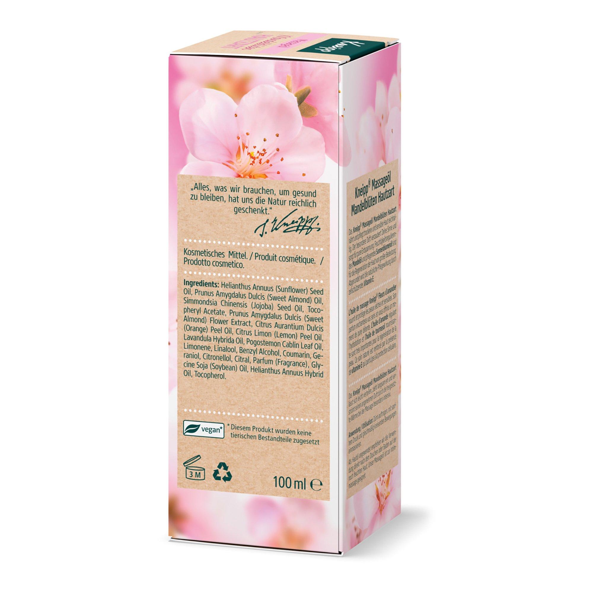 Kneipp  Olio per massaggi ai fiori di mandorlo Dolce carezza  