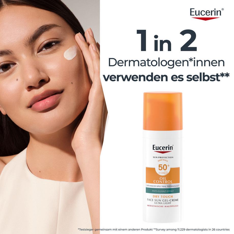 Eucerin  Oil Control Face Sun Gel-Crème SPF 50+ 