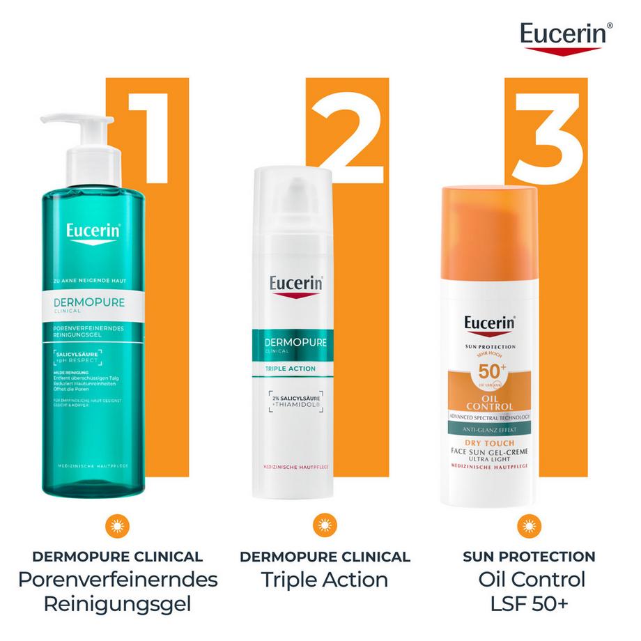 Eucerin  Oil Control Face Sun Gel-Crème SPF 50+ 