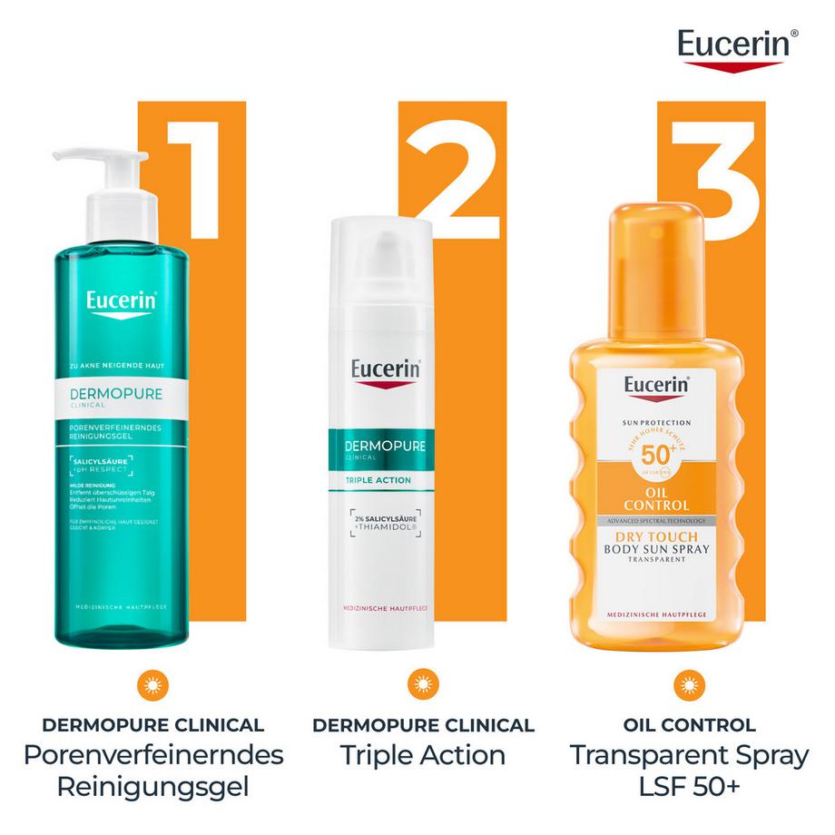 Eucerin Sun Body Spray Sensitive Protect Transparent LSF 50+ 