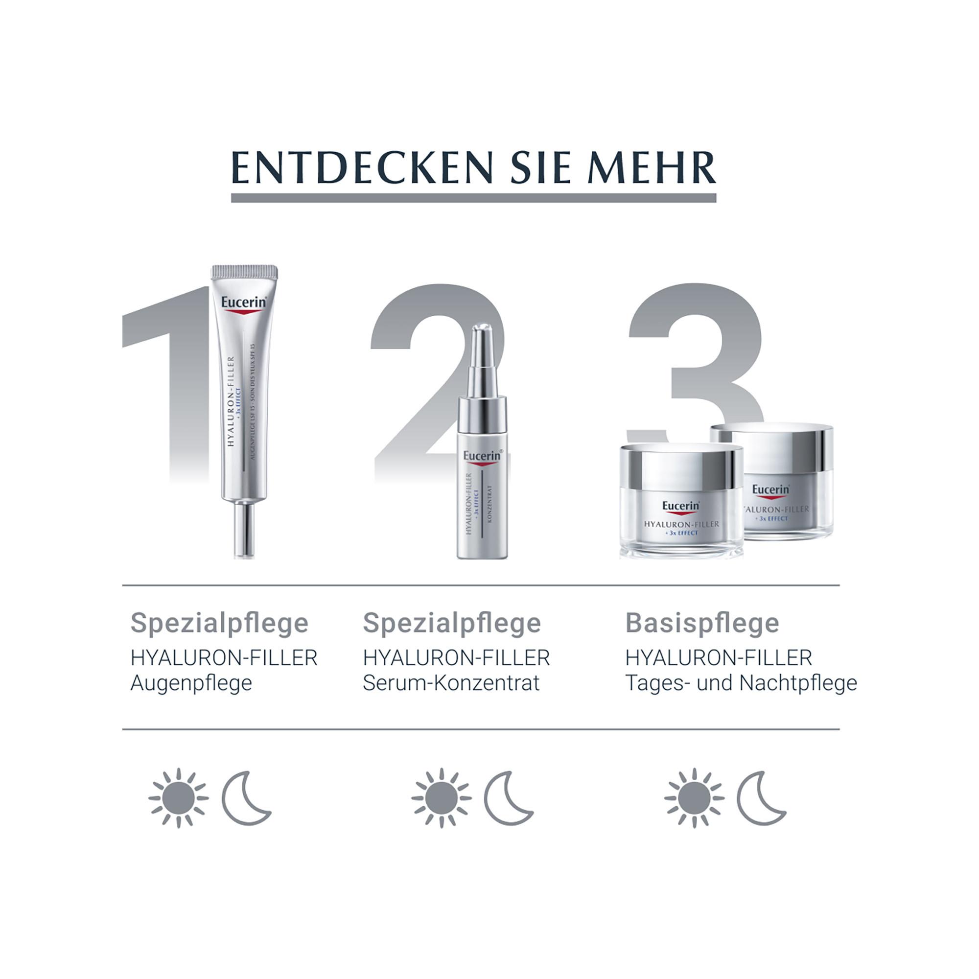 Eucerin  Hyaluron-Filler Tagespflege Normale Haut bis Mischhaut LSF 15 