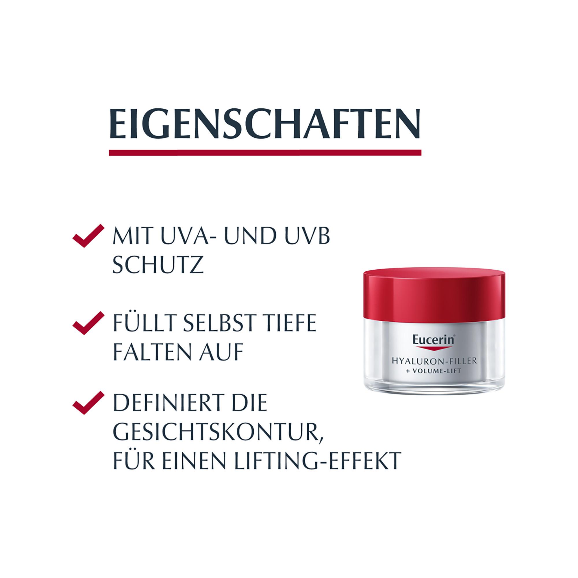 Eucerin  Hyaluron-Filler + Volume-Lift Tagespflege Trockene Haut  