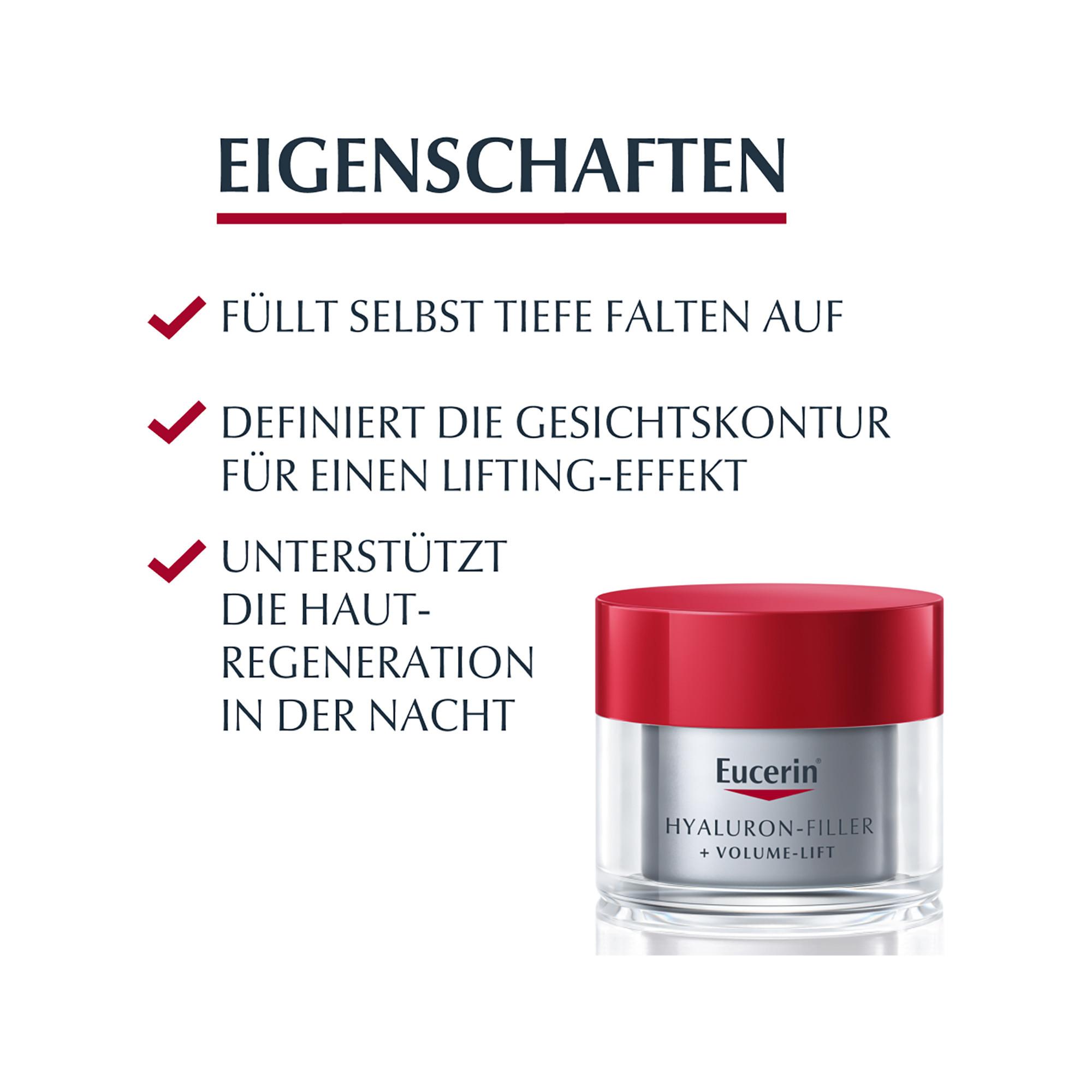 Eucerin  Hyaluron-Filler + Volume-Lift  Nachtpflege 