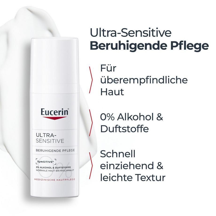 Eucerin UltraSensitive Beruhigende Pflege für normale bis Mischhaut 