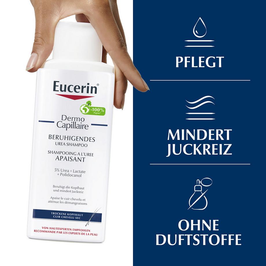 Eucerin DermoCapillaire Shampoo lenitivo all'urea 