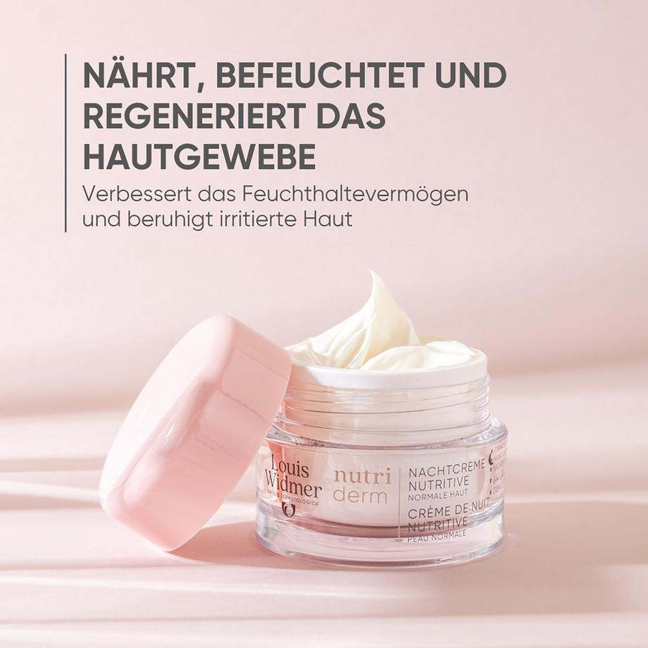 Louis Widmer  nutriderm Nachtcreme Nutritive ohne Parfum 