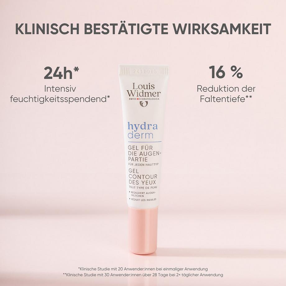 Louis Widmer  hydraderm Gel per il contorno occhi senza profumo 
