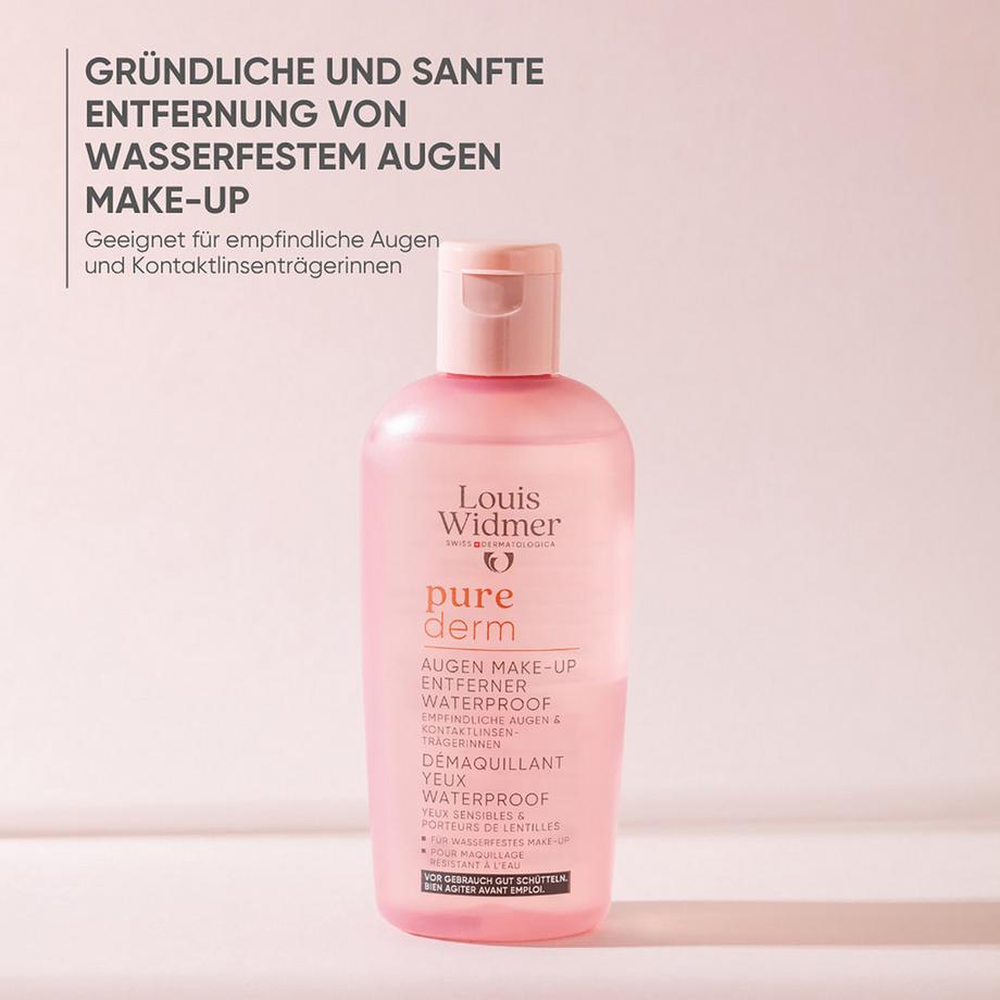 Louis Widmer  purederm Struccante occhi waterproof senza profumo 