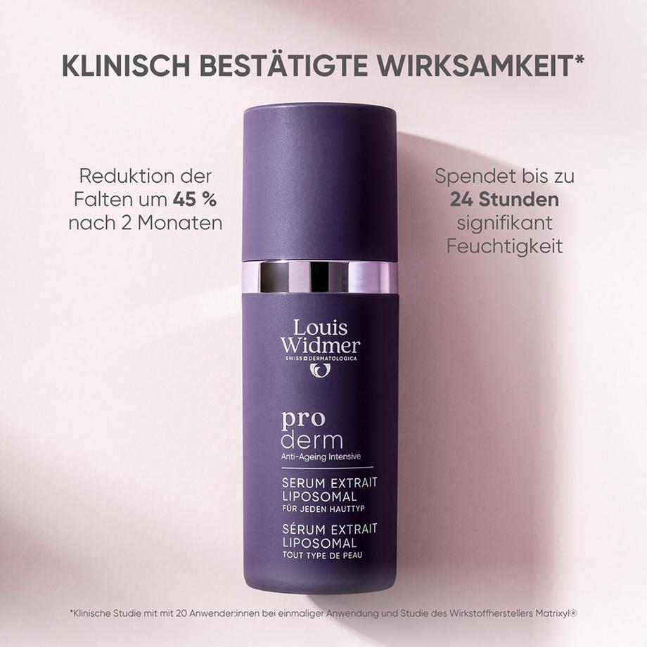 Louis Widmer  proderm Serum Extrait Liposomal ohne Parfum 