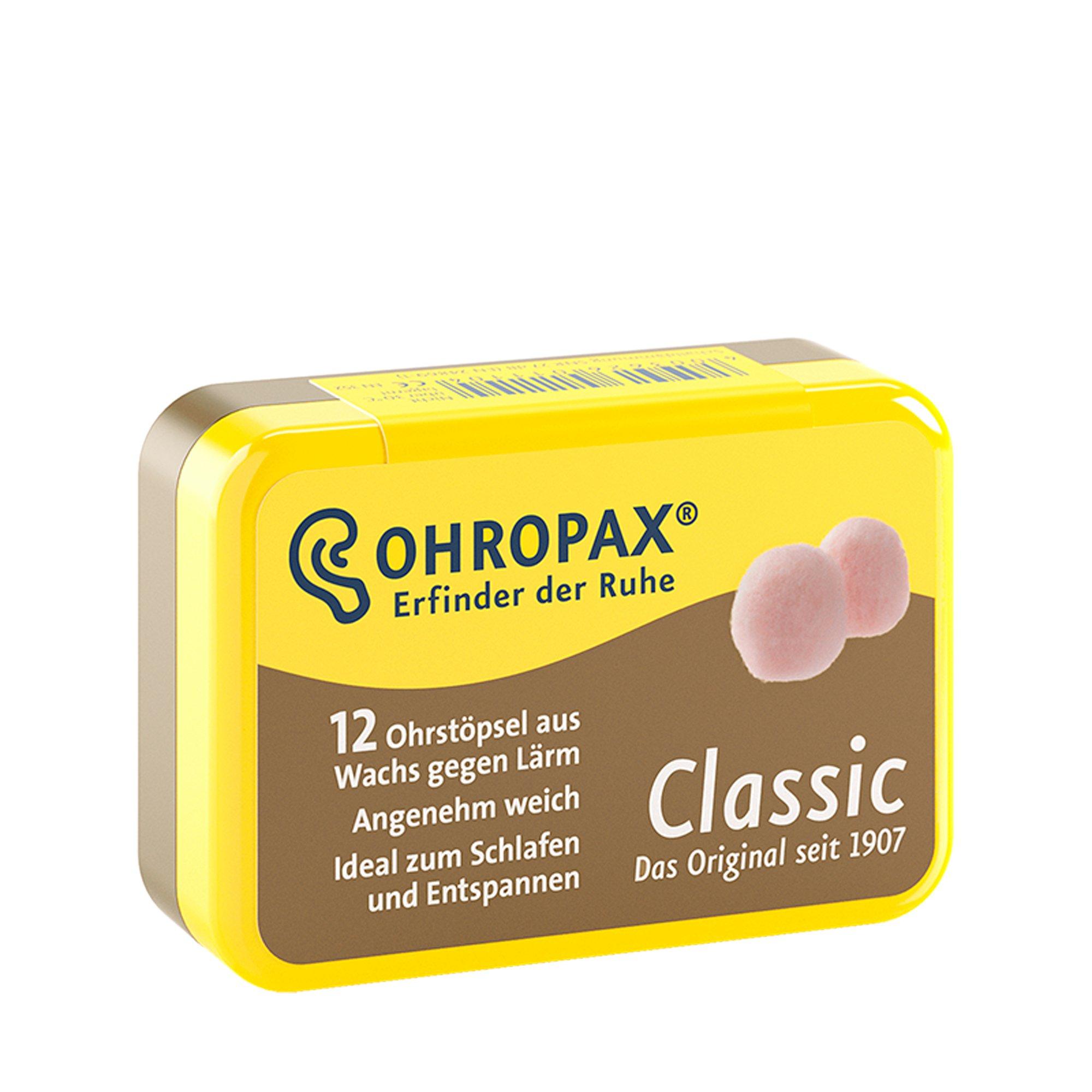Image of OHROPAX Classic Ohrstöpsel aus Wachs (VOR-OHR) - 12 Pezzi